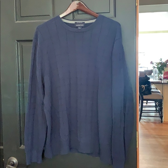 Lands’ End men’s navy sweater XL + - Picture 1 of 5